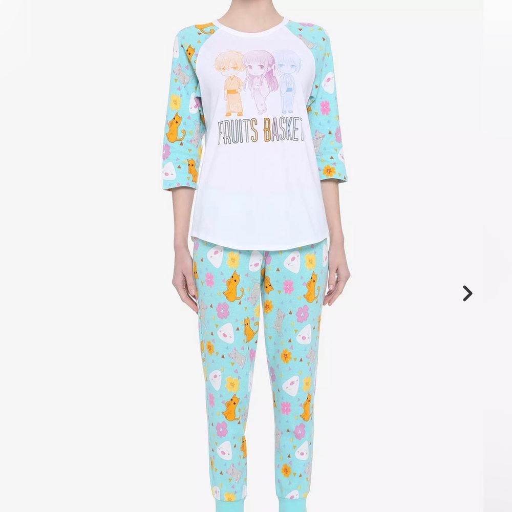 Sale!!!! Fruits Basket Tohru Kyo Yuki Thermal Pajama Set sz M,L,XL